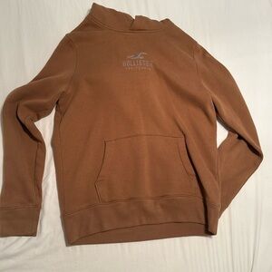 Light Brown Hollister Hoodie Sweatshirt - Size Medium